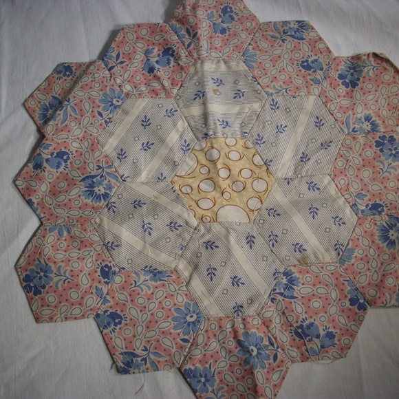 Quilt Piece Vintage Rare One of a Kind Paper back